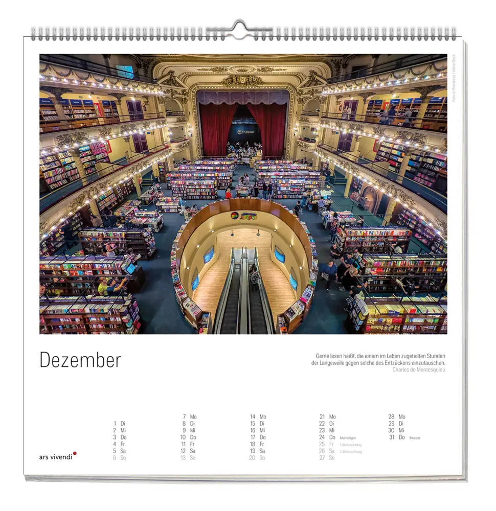 Bild: 9783747206812 | Lesen 2026 | Wandkalender | ars vivendi Verlag | Kalender | Deutsch