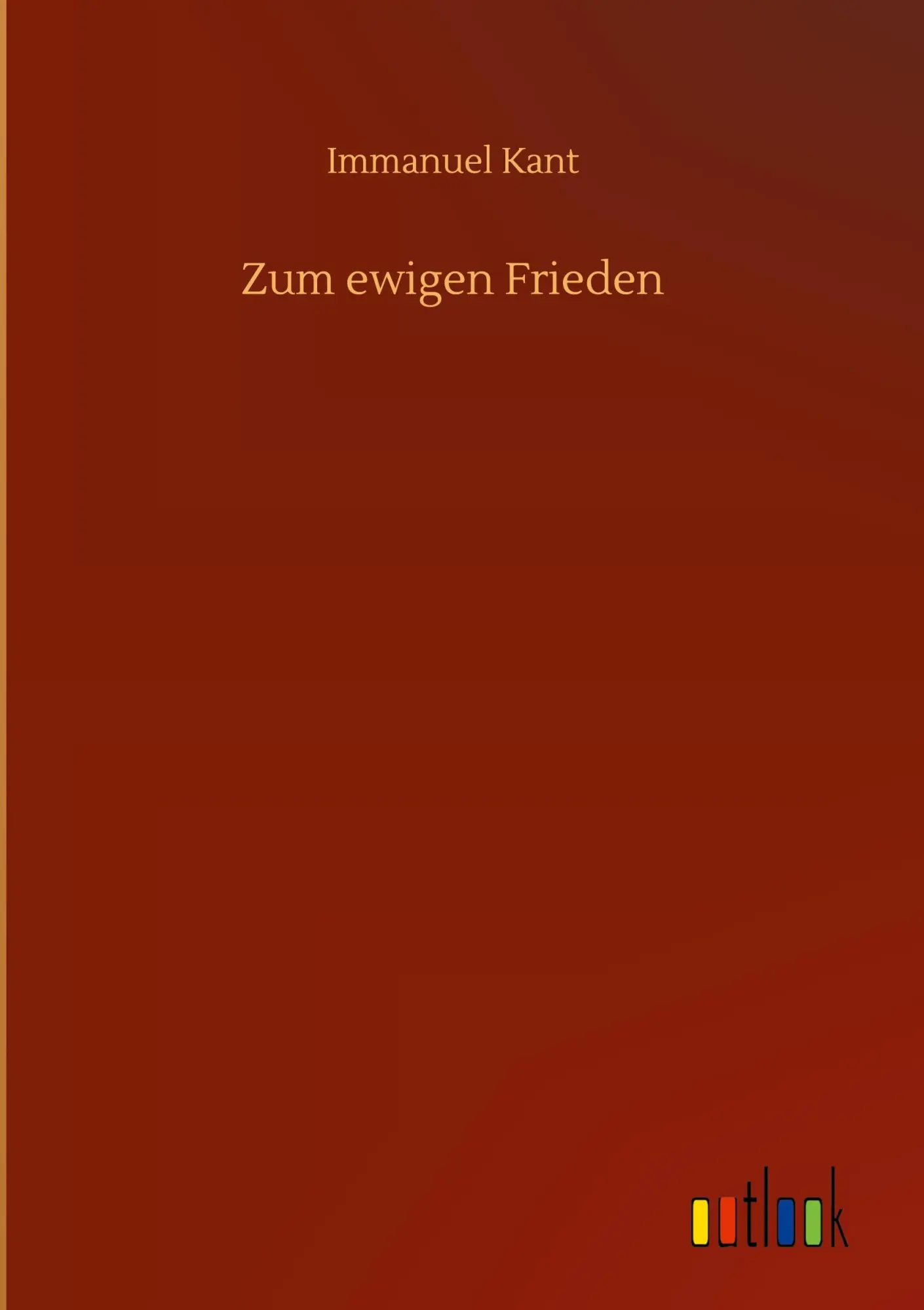 Cover: 9783752396812 | Zum ewigen Frieden | Immanuel Kant | Buch | 44 S. | Deutsch | 2020