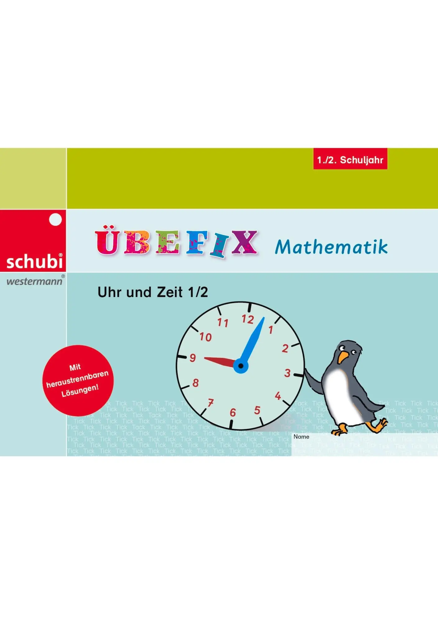 Cover: 9783867236812 | Übefix Mathematik Uhr und Zeit 1/2 | Stefanie Drechsel | Taschenbuch