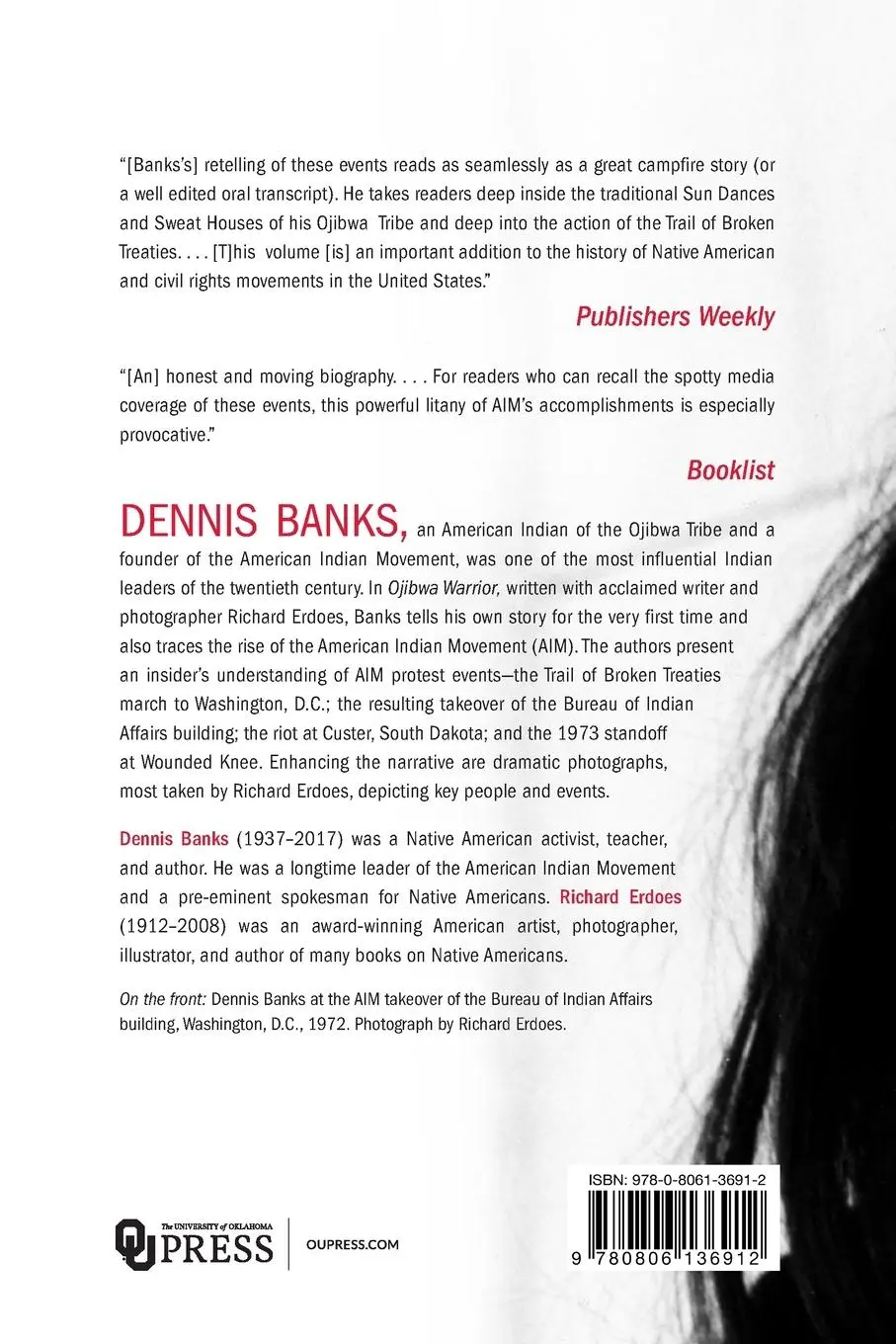 Rückseite: 9780806136912 | Ojibwa Warrior | Dennis Banks | Taschenbuch | Englisch | 2005