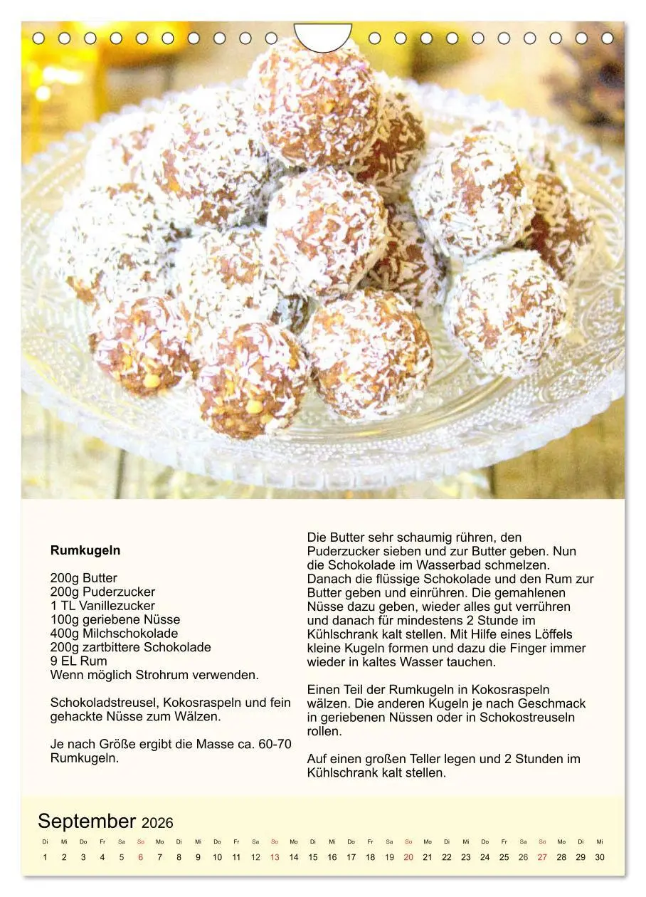 Bild: 9783516386912 | Plätzchen. Kekse für das ganze Jahr! (Wandkalender 2026 DIN A4...