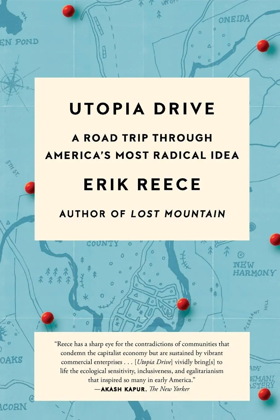 Cover: 9780374537012 | Utopia Drive | A Road Trip Through America's Most Radical Idaa | Reece