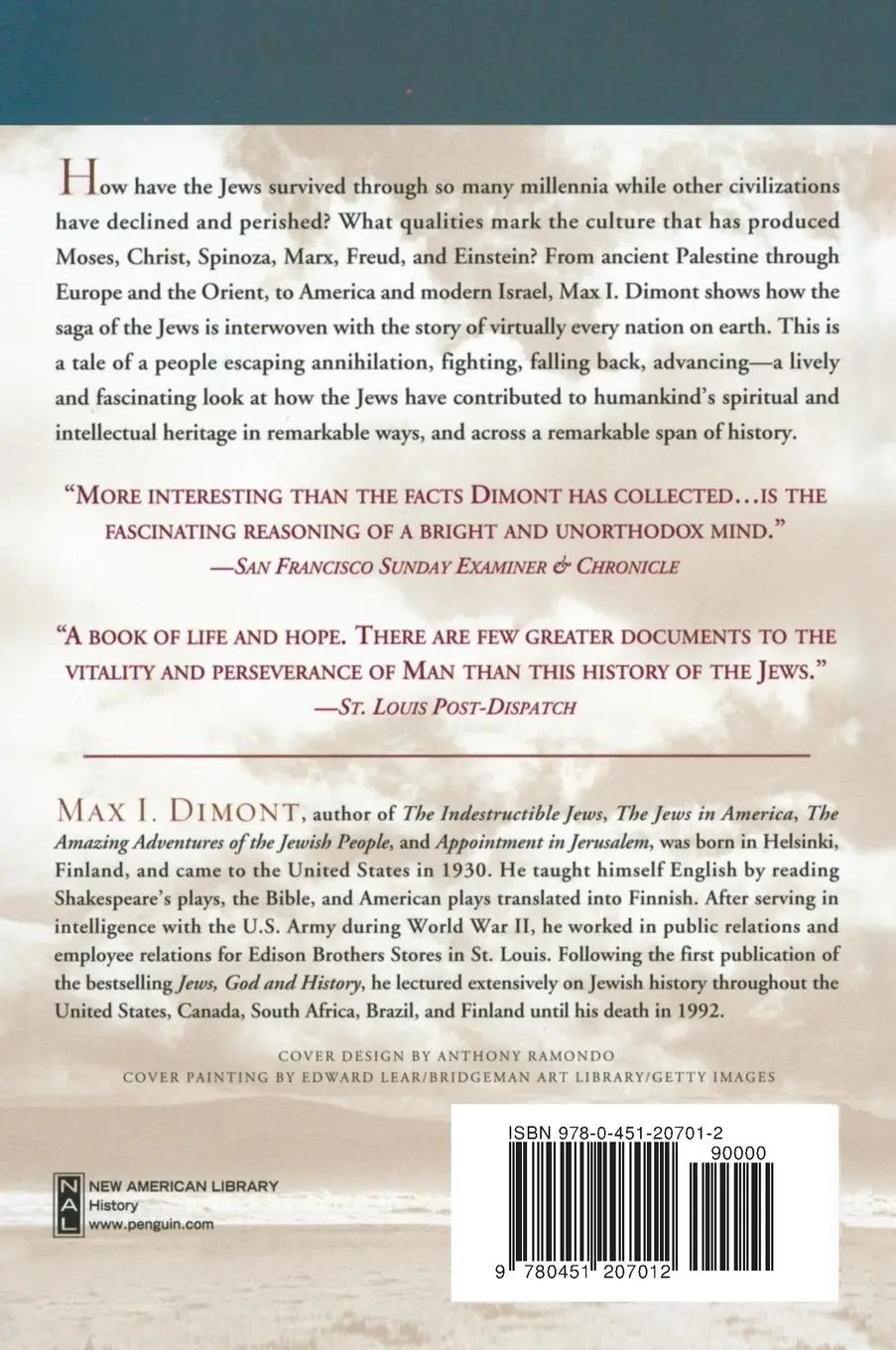 Rückseite: 9780451207012 | Jews, God and History | Second Edition | Max I. Dimont | Taschenbuch