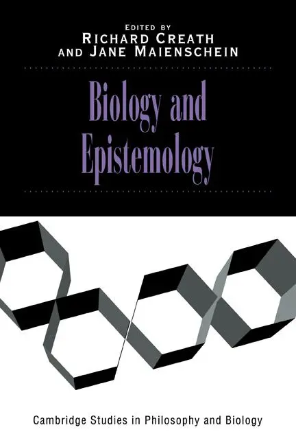 Cover: 9780521597012 | Biology and Epistemology | Jane Maienschein (u. a.) | Taschenbuch