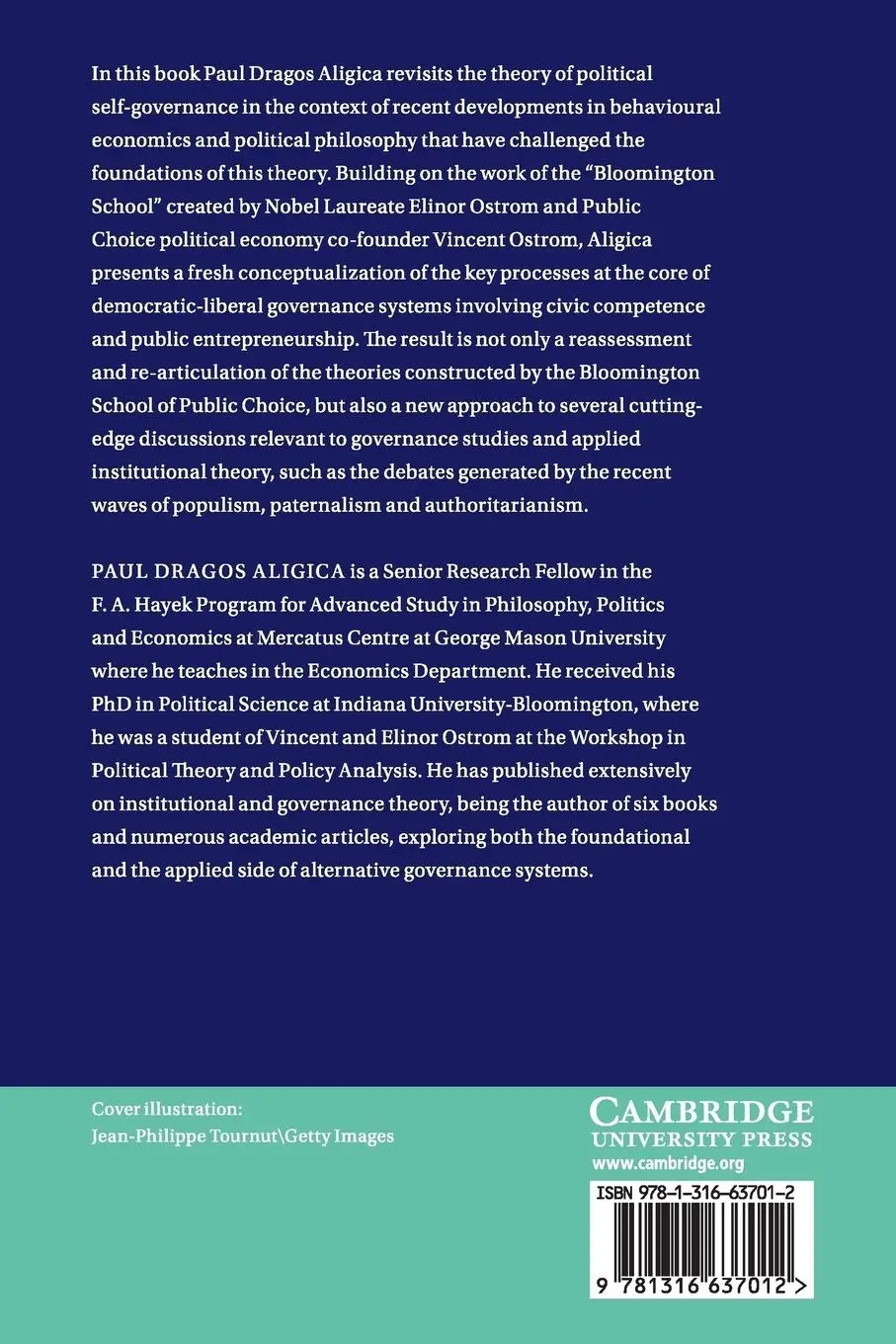 Rückseite: 9781316637012 | Public Entrepreneurship, Citizenship, and Self-Governance | Aligica