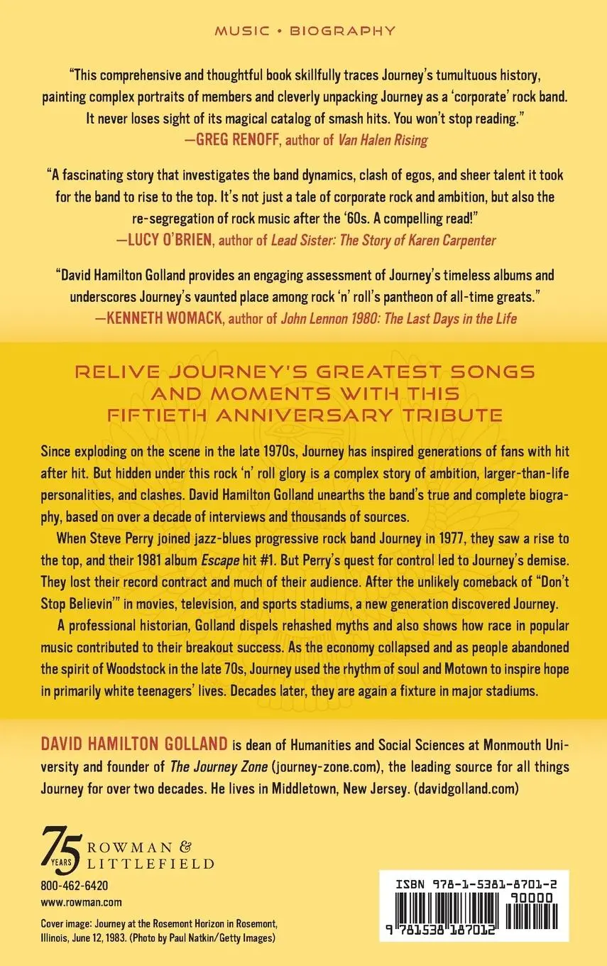 Rückseite: 9781538187012 | Livin' Just to Find Emotion | Journey and the Story of American Rock