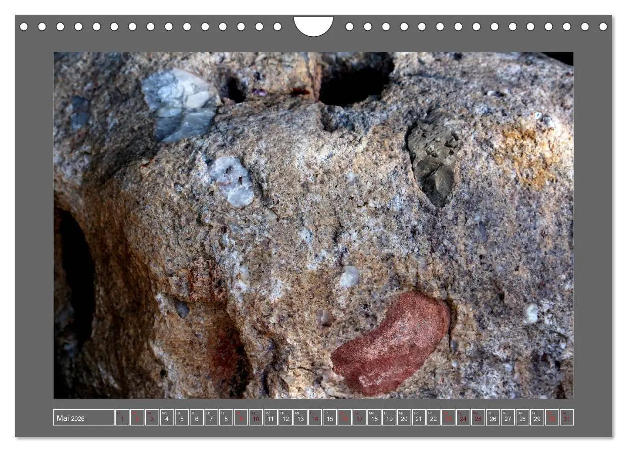 Bild: 9783516107012 | Gesteine und mineralische Bildungen (Wandkalender 2026 DIN A4...