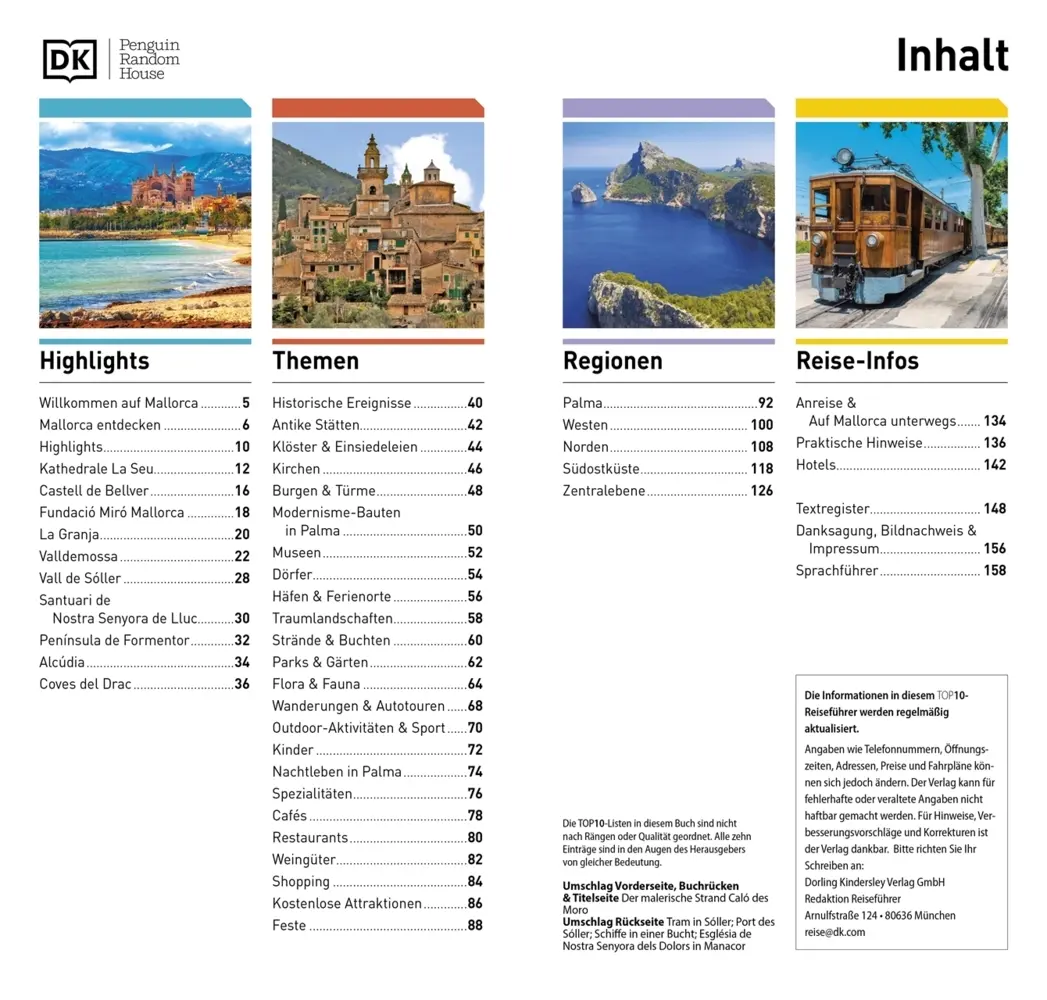 Rückseite: 9783734207112 | TOP10 Reiseführer Mallorca | DK Verlag - Reise | Taschenbuch | 160 S.