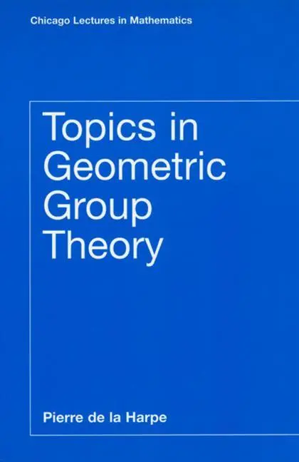 Cover: 9780226317212 | Topics in Geometric Group Theory | Pierre de la Harpe | Taschenbuch