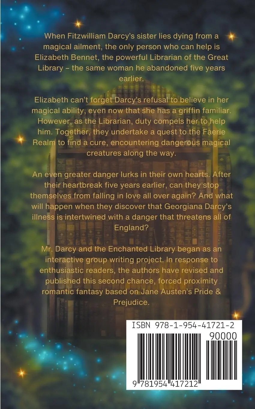 Rückseite: 9781954417212 | Mr. Darcy and the Enchanted Library | A Pride and Prejudice Variation