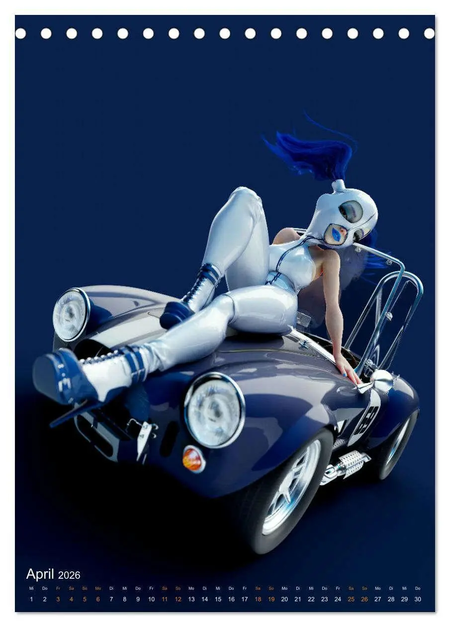 Bild: 9783516327212 | Pin Up Kalender Carsten Mell (Tischkalender 2026 DIN A5 hoch),...