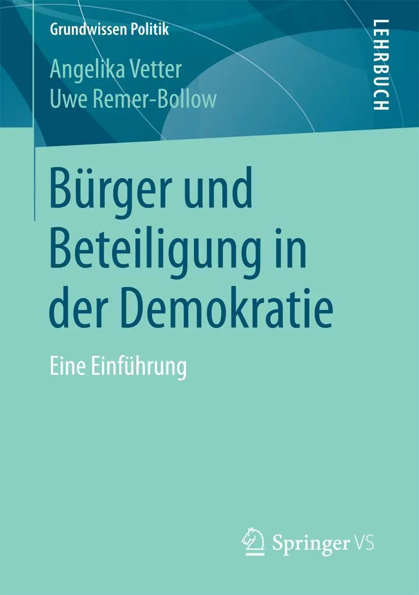 Cover: 9783658137212 | Bürger und Beteiligung in der Demokratie | Eine Einführung | Buch
