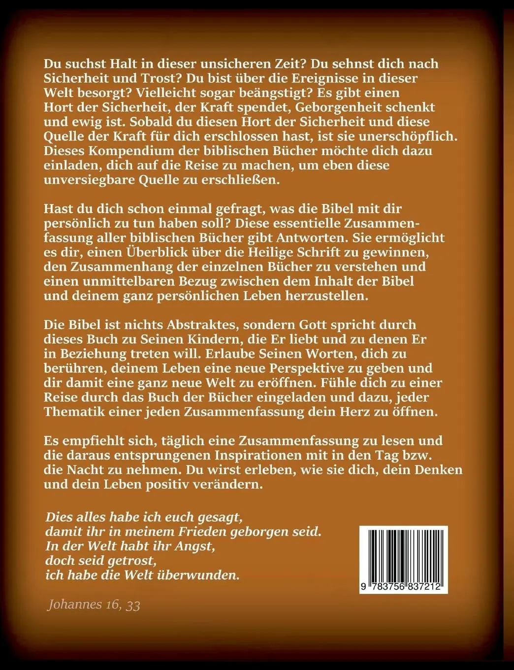 Rückseite: 9783756837212 | Die Bibel - Ein Leben in Gottes Hand, Eine essentielle...