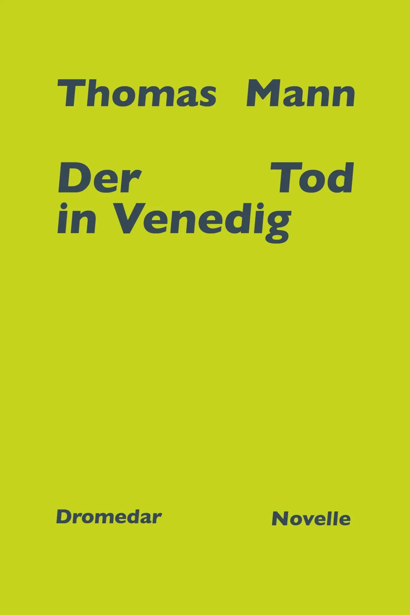 Cover: 9783911717212 | Der Tod in Venedig | Thomas Mann | Taschenbuch | 120 S. | Deutsch