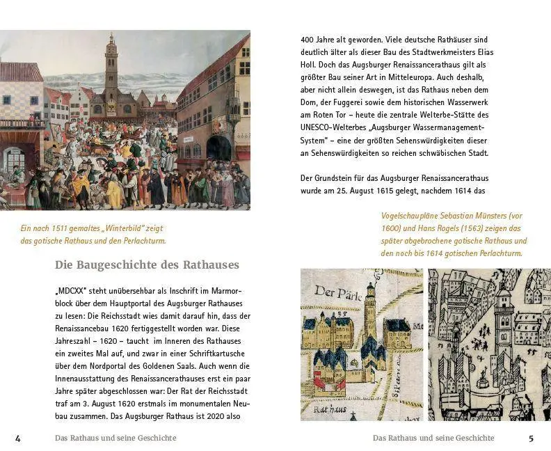 Bild: 9783946917212 | Das Renaissancerathaus und der Goldene Saal in Augsburg | 1620-2020