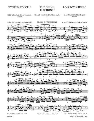 Bild: 9790260107212 | Schule der Violintechnik op.1. Skola houslové techniky op.1. School...
