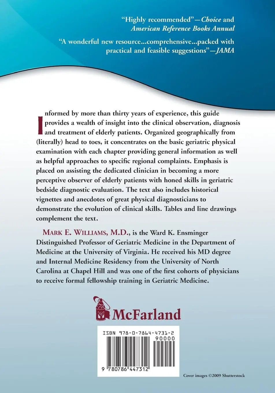 Rückseite: 9780786447312 | Geriatric Physical Diagnosis | A Guide to Observation and Assessment