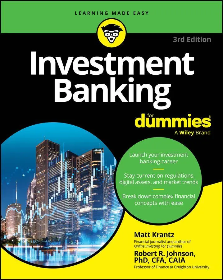Cover: 9781394447312 | Investment Banking For Dummies | Matthew Krantz (u. a.) | Taschenbuch