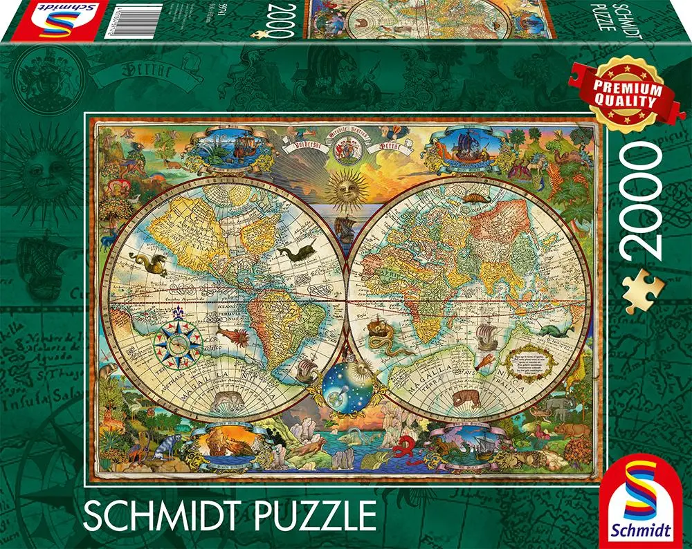 Cover: 4001504597412 | Gestalten der Erde | Puzzle Standard 2000 Teile | Spiel | 59741 | 2023