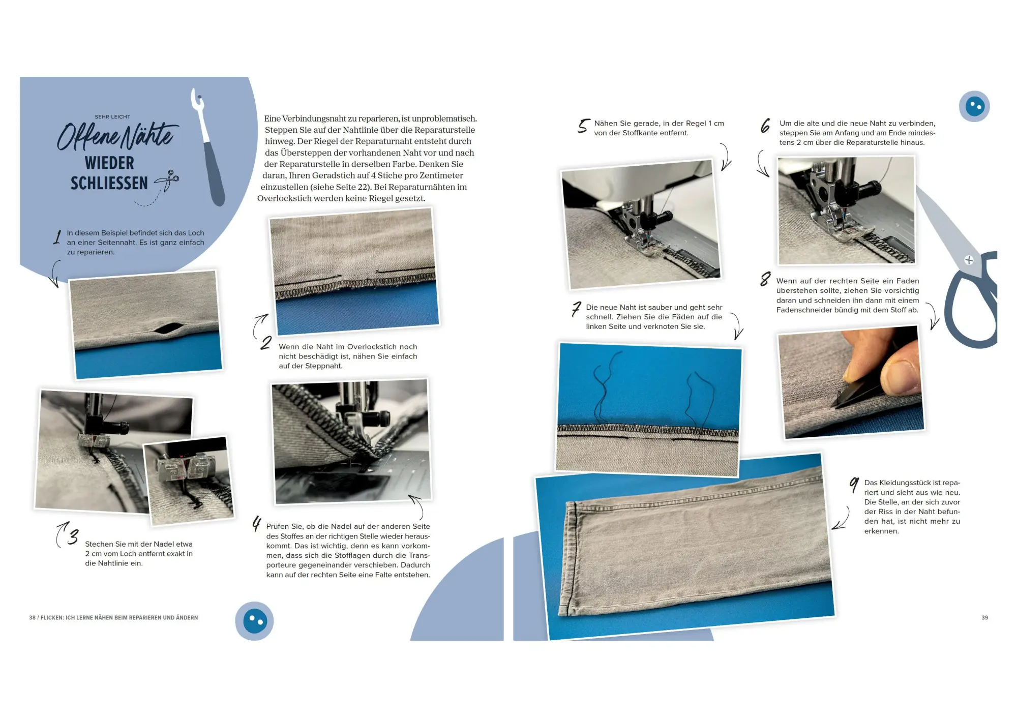 Bild: 9783809447412 | Flicken, ändern, anpassen | Atelier Alaska (u. a.) | Taschenbuch