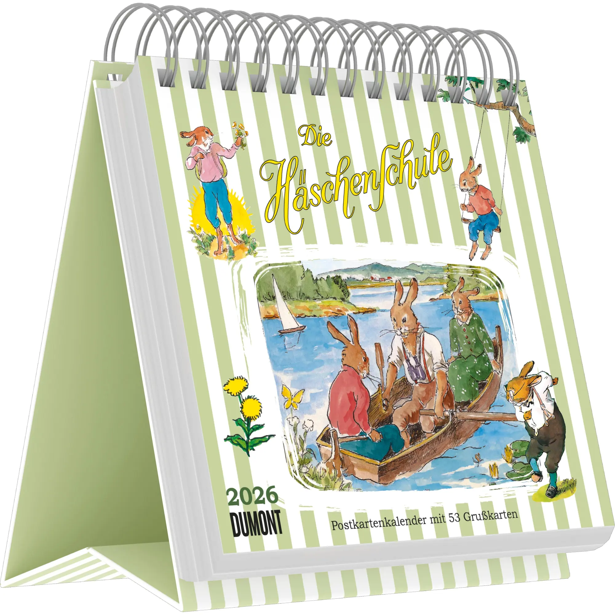 Cover: 4069095007512 | Die Häschenschule - Postkartenkalender mit 53 Grußkarten | Kalender