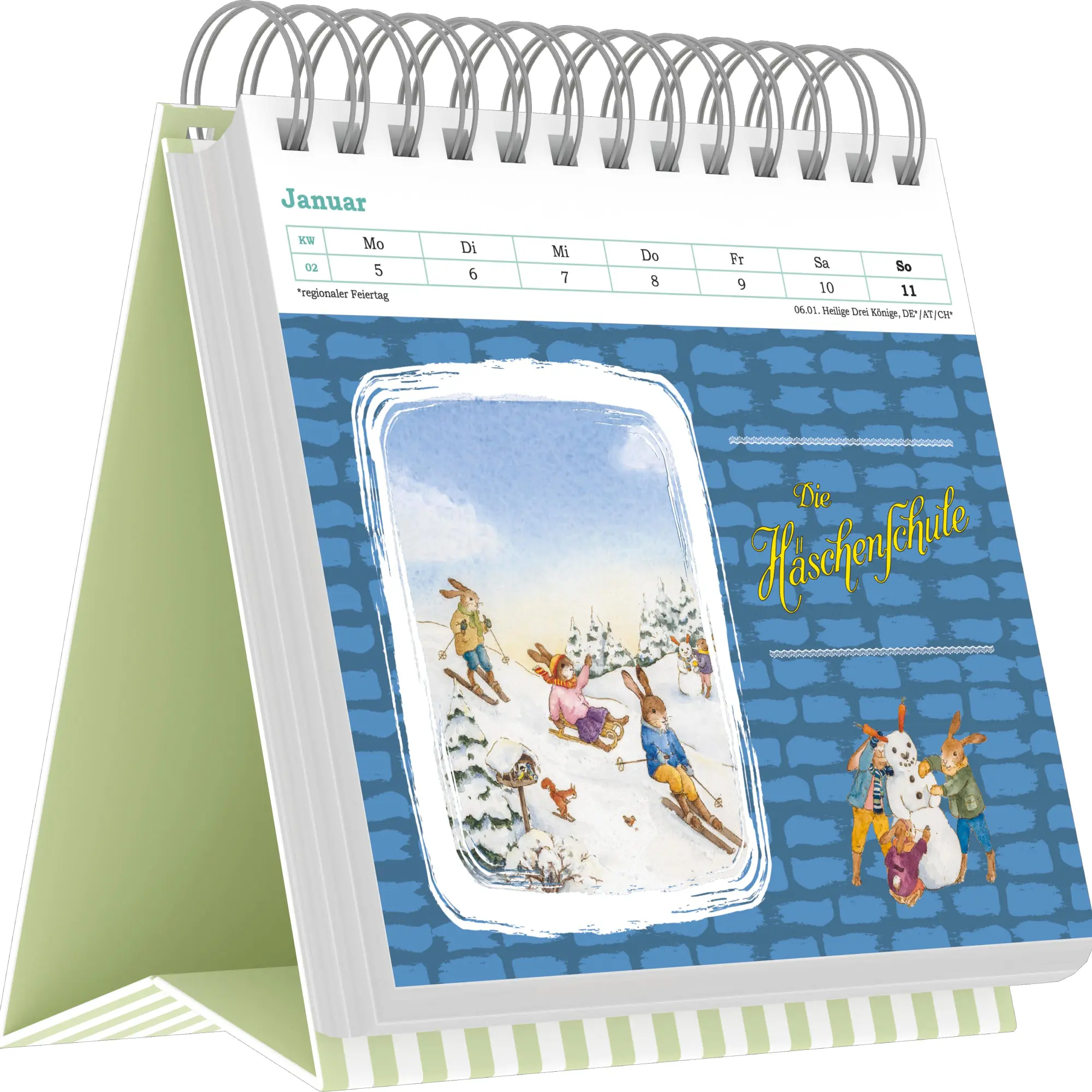 Bild: 4069095007512 | Die Häschenschule - Postkartenkalender mit 53 Grußkarten | Kalender