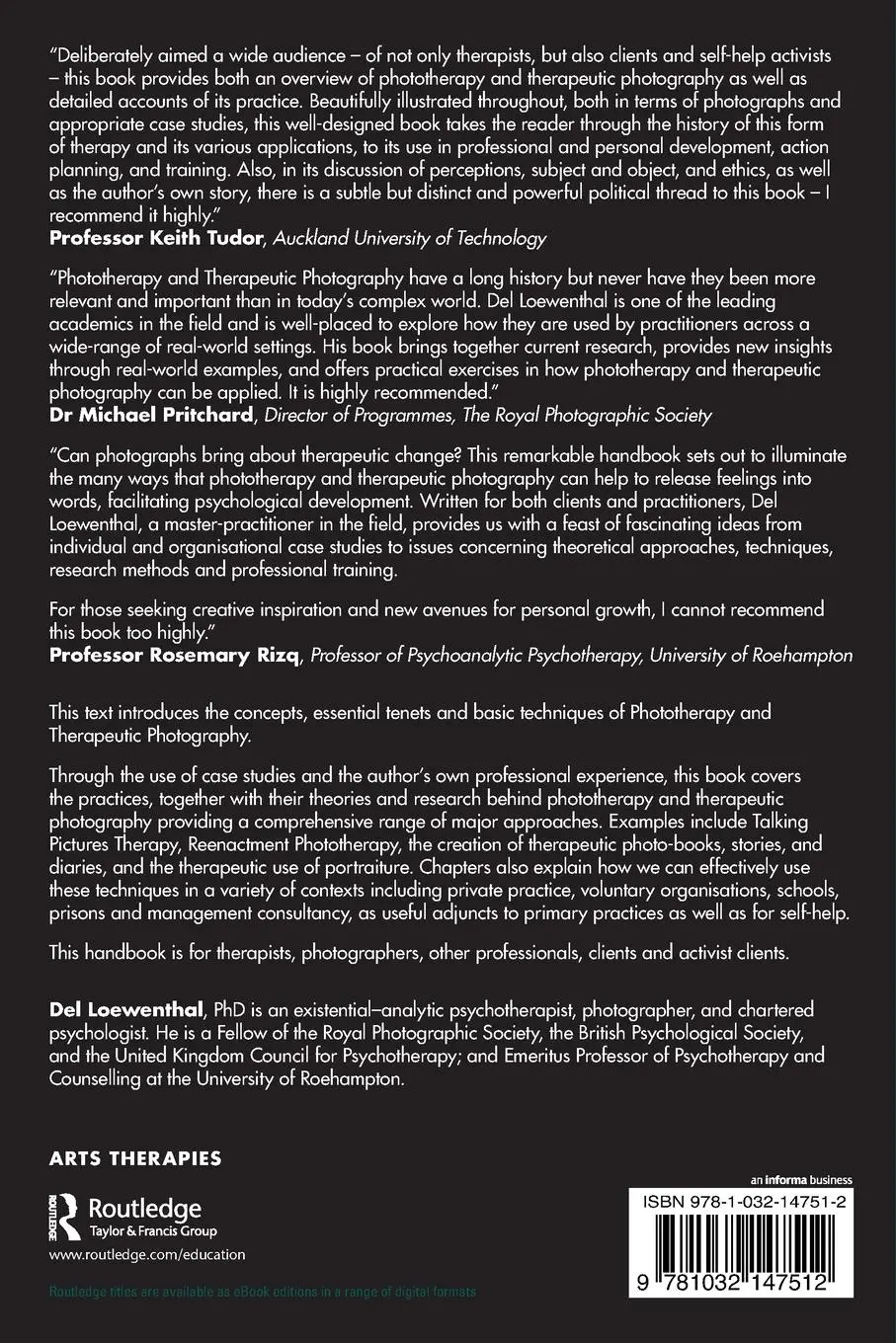 Rückseite: 9781032147512 | The Handbook of Phototherapy and Therapeutic Photography | Loewenthal