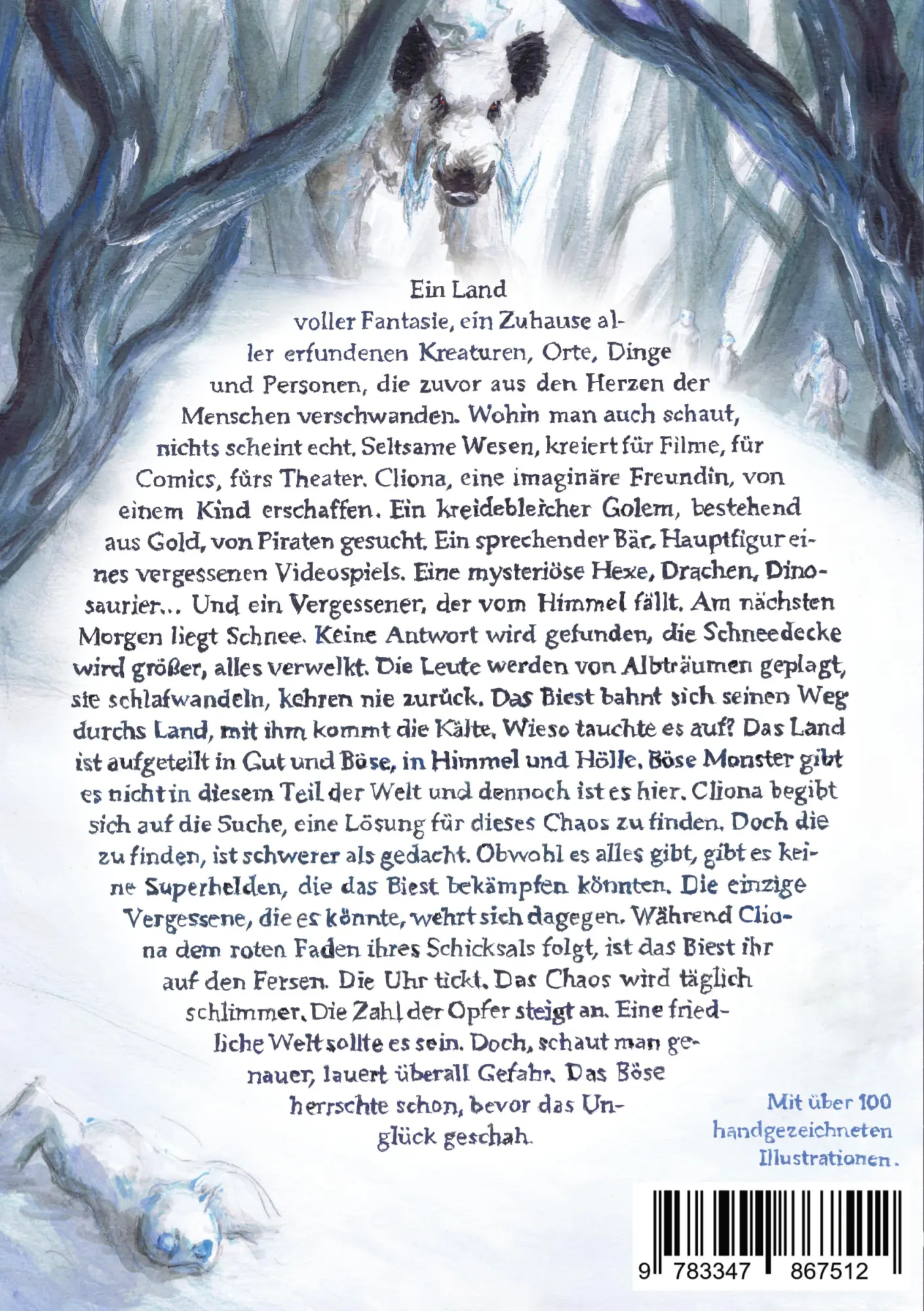 Rückseite: 9783347867512 | Im Land der Vergessenen - illustrierter Fantasyroman über Hexen,...