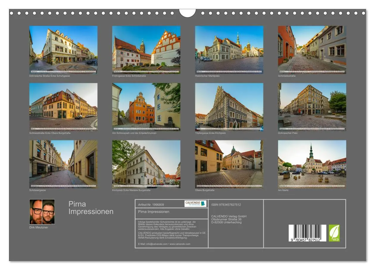 Bild: 9783457827512 | Pirna Impressionen (Wandkalender 2026 DIN A3 quer), CALVENDO...