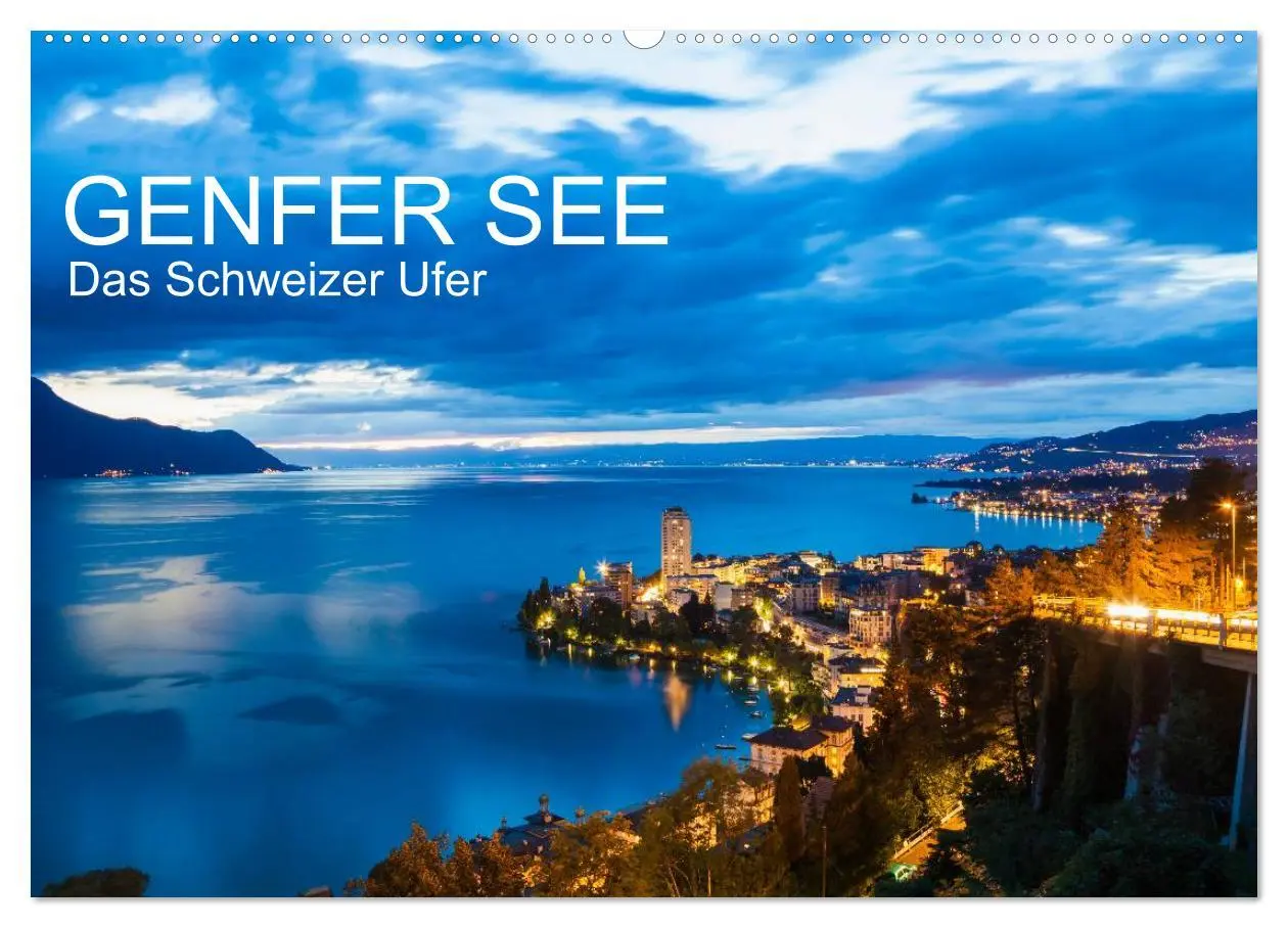 Cover: 9783516087512 | GENFER SEE Das Schweizer Ufer (Wandkalender 2026 DIN A2 quer),...