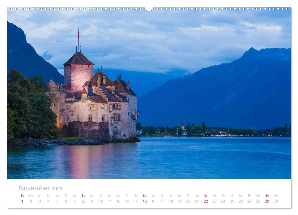 Bild: 9783516087512 | GENFER SEE Das Schweizer Ufer (Wandkalender 2026 DIN A2 quer),...
