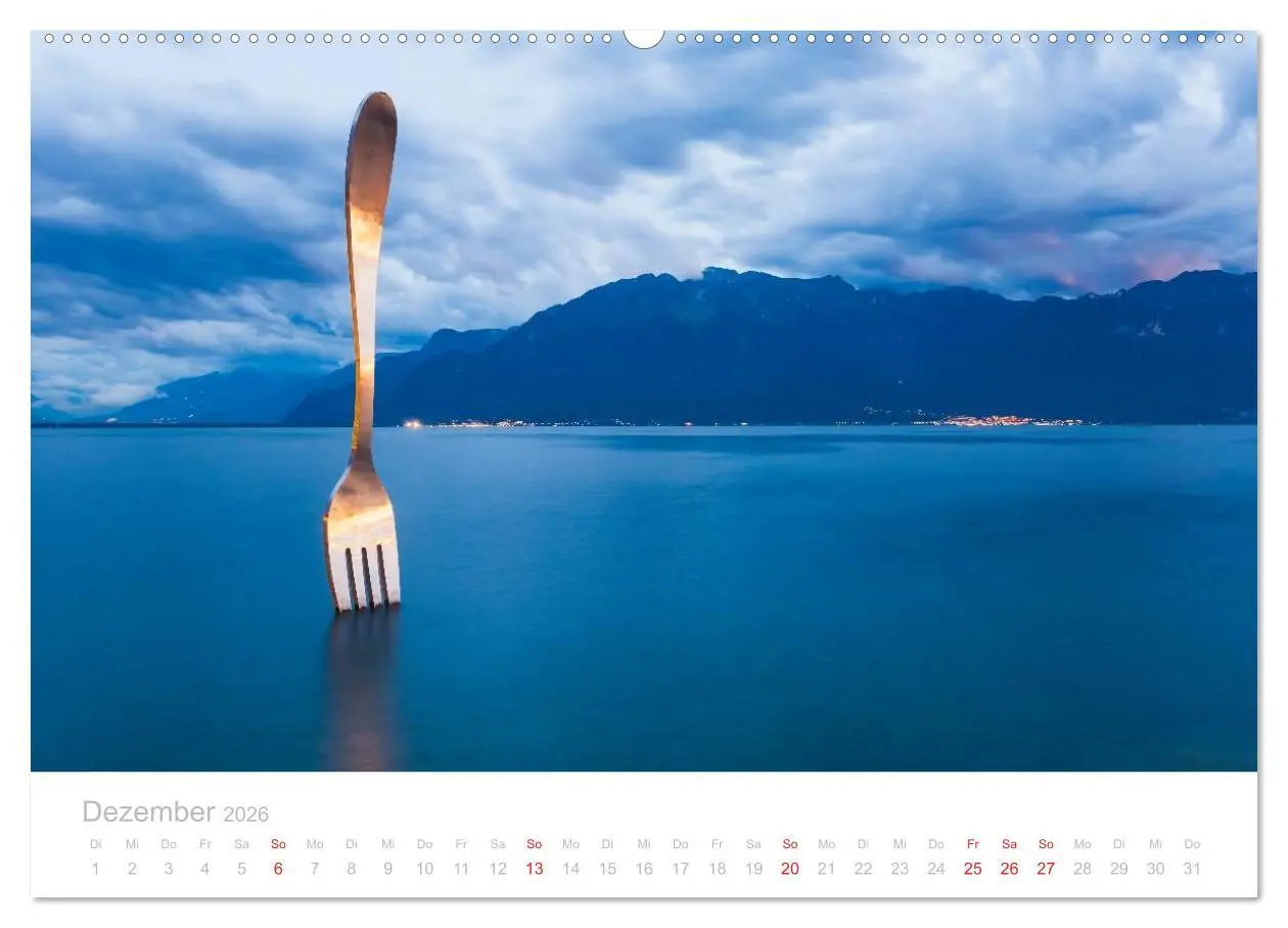 Bild: 9783516087512 | GENFER SEE Das Schweizer Ufer (Wandkalender 2026 DIN A2 quer),...