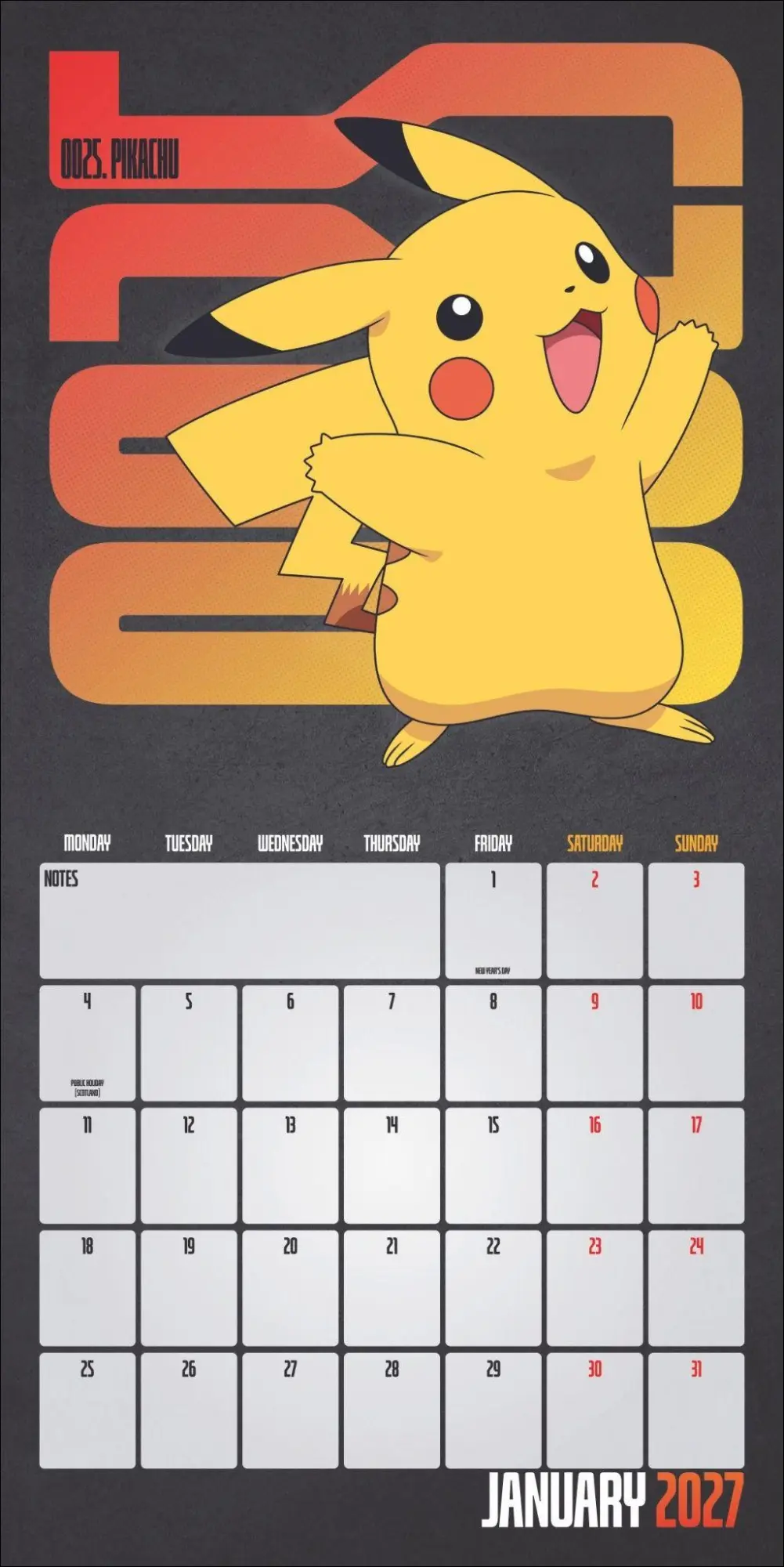 Bild: 9783840197512 | Pokémon Broschurkalender 2027 | Heye | Kalender | 28 S. | Englisch