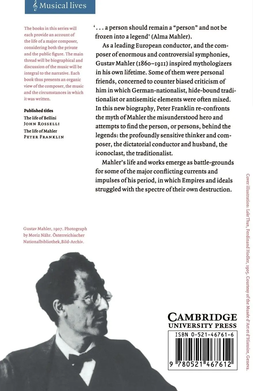 Rückseite: 9780521467612 | The Life of Mahler | Peter Franklin | Taschenbuch | Englisch | 2003