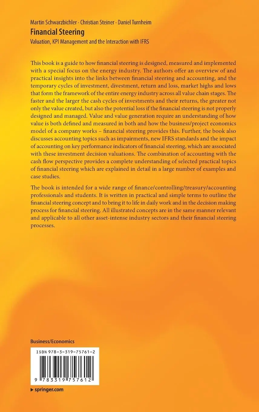 Rückseite: 9783319757612 | Financial Steering | Martin Schwarzbichler (u. a.) | Buch | xxvii