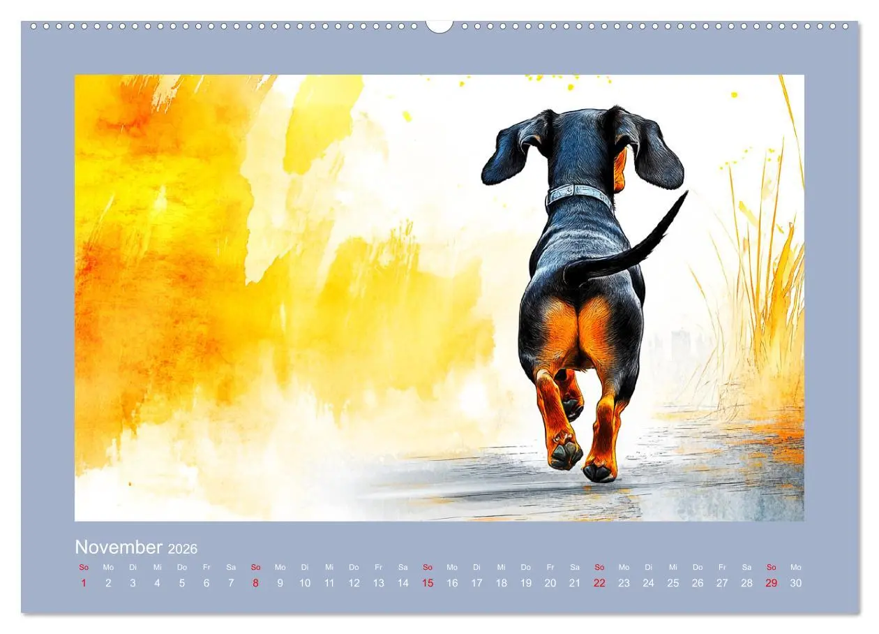 Bild: 9783457297612 | Dackelzauber. Charmante Begleiter im lieblichen Aquarell-Stil...