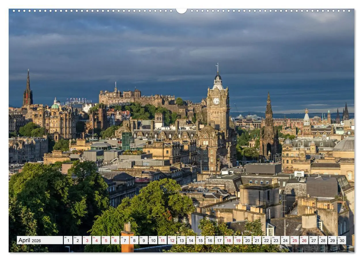 Bild: 9783457367612 | Wunderschönes Edinburgh (Wandkalender 2026 DIN A2 quer), CALVENDO...