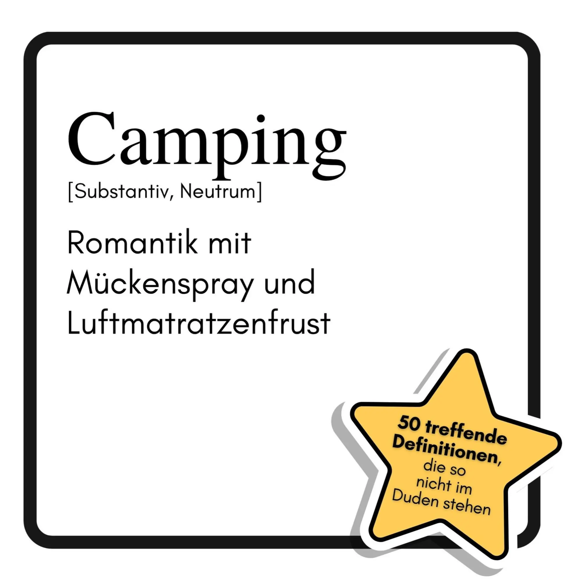 Cover: 9783759177612 | Camping | Romantik mit Mückenspray und Luftmatratzenfrust | Schmitt