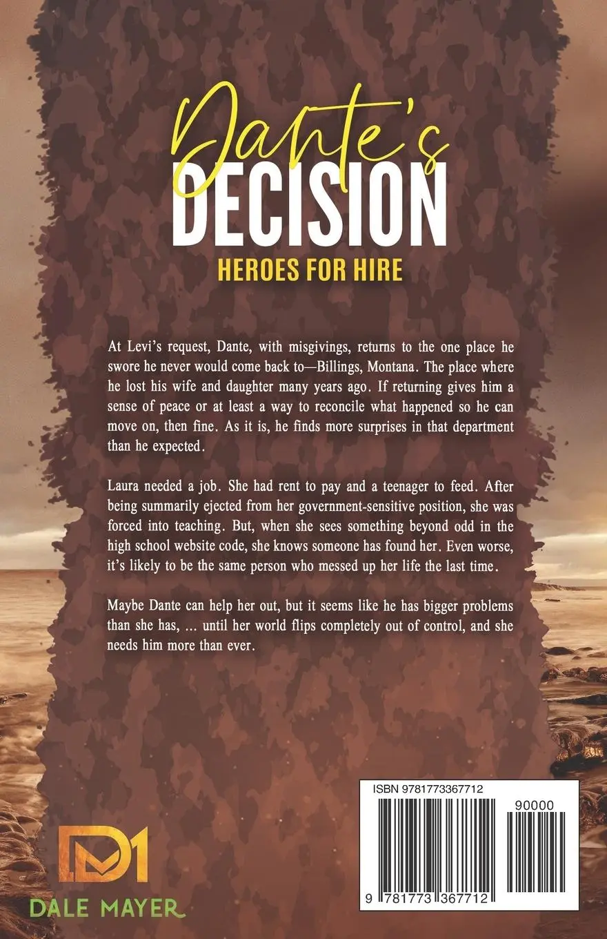 Rückseite: 9781773367712 | Dante's Decision | A SEALs of Honor World Novel | Dale Mayer | Buch