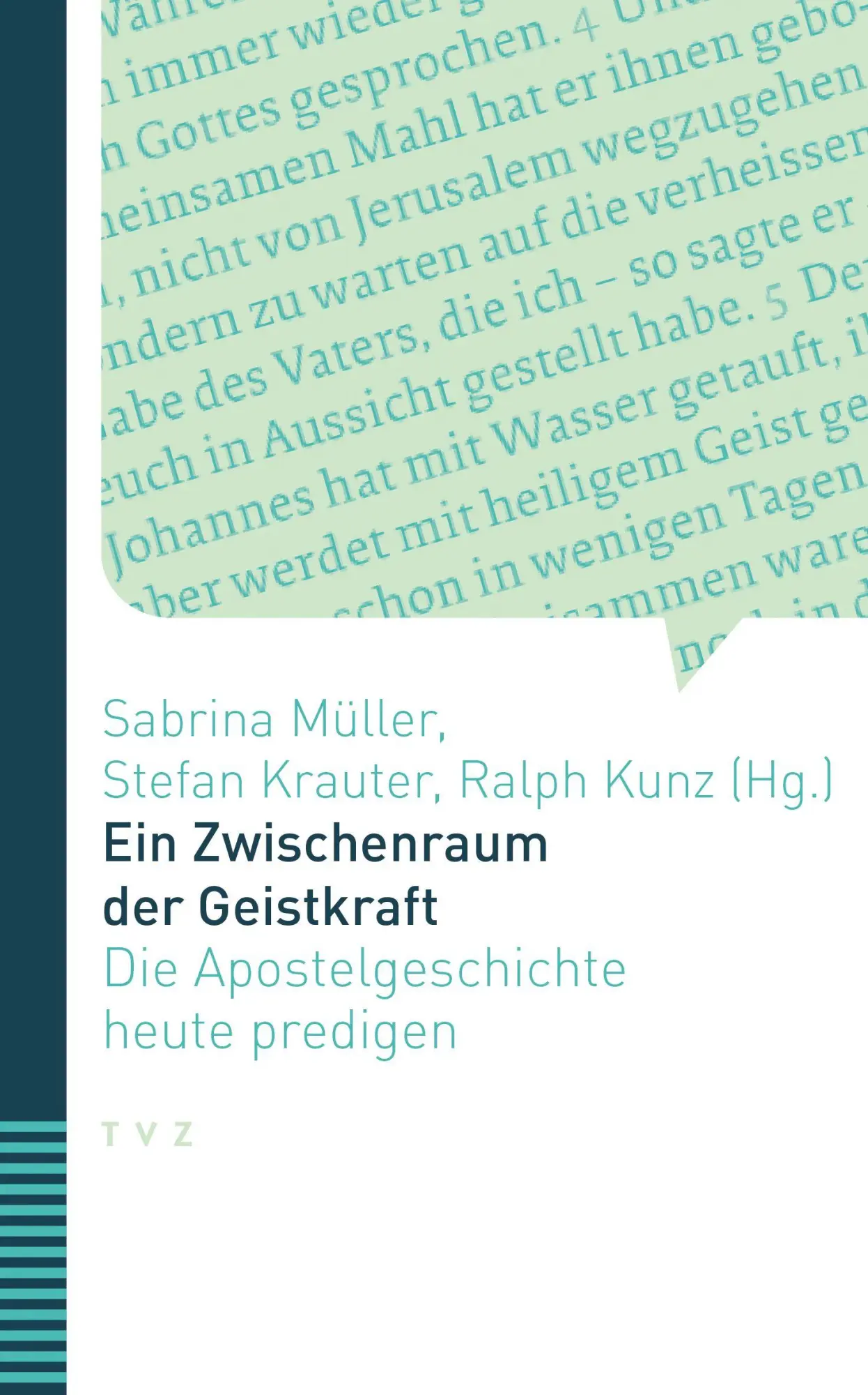 Cover: 9783290187712 | Ein Zwischenraum der Geistkraft | Die Apostelgeschichte heute predigen