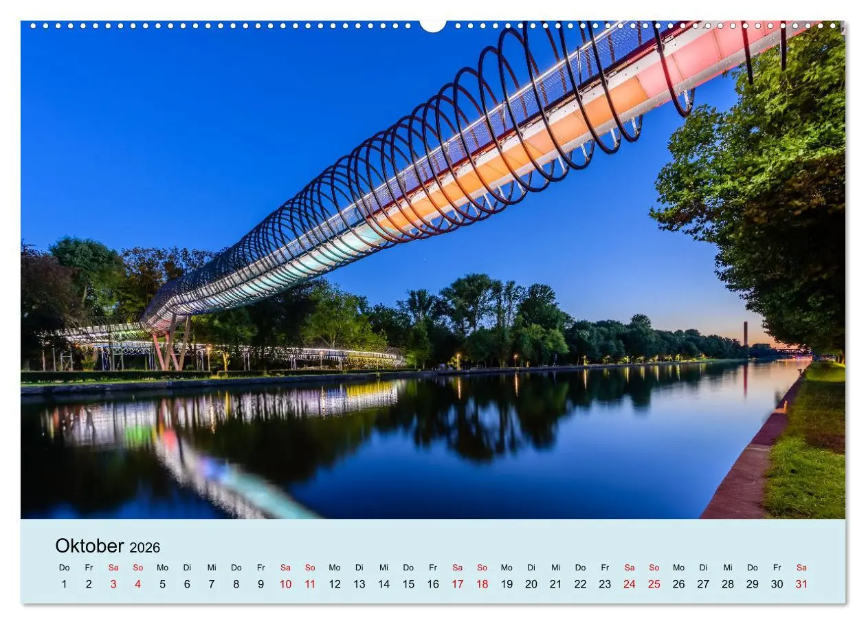 Bild: 9783457597712 | Ruhrnights (Wandkalender 2026 DIN A2 quer), CALVENDO Monatskalender