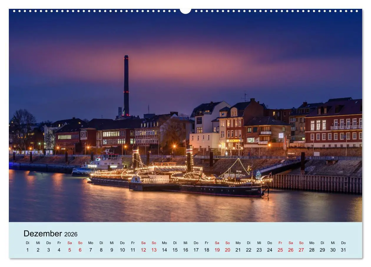 Bild: 9783457597712 | Ruhrnights (Wandkalender 2026 DIN A2 quer), CALVENDO Monatskalender