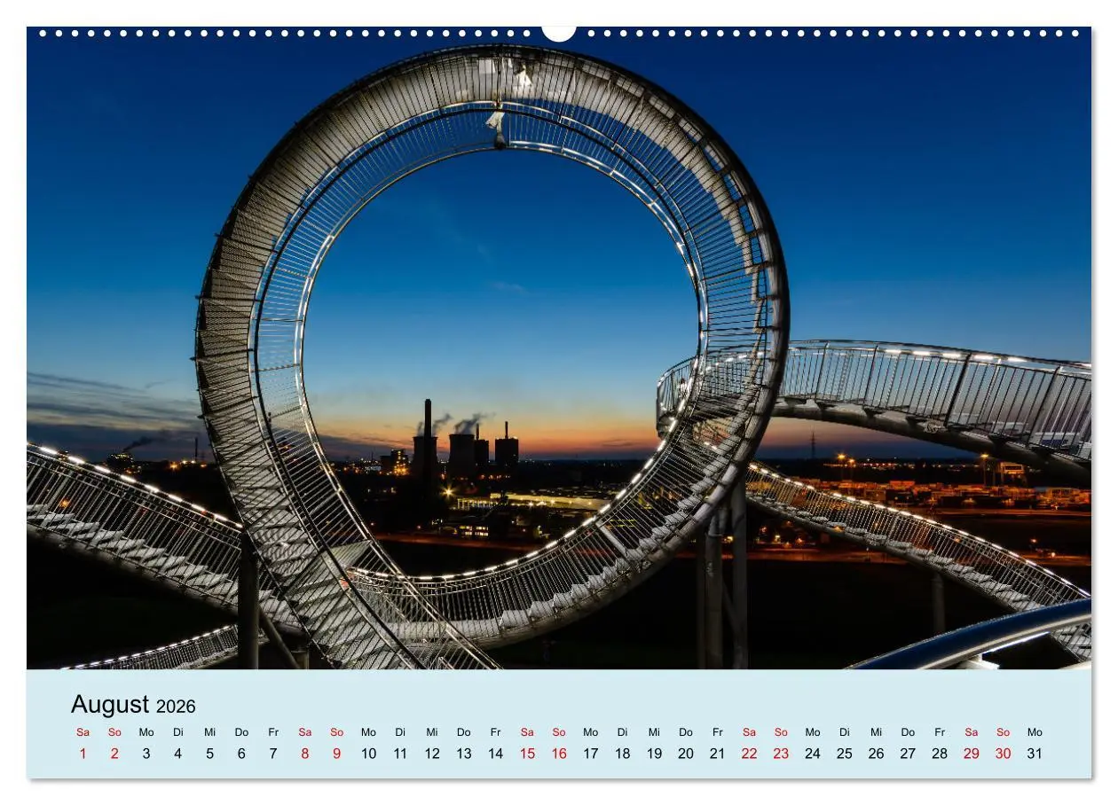 Bild: 9783457597712 | Ruhrnights (Wandkalender 2026 DIN A2 quer), CALVENDO Monatskalender