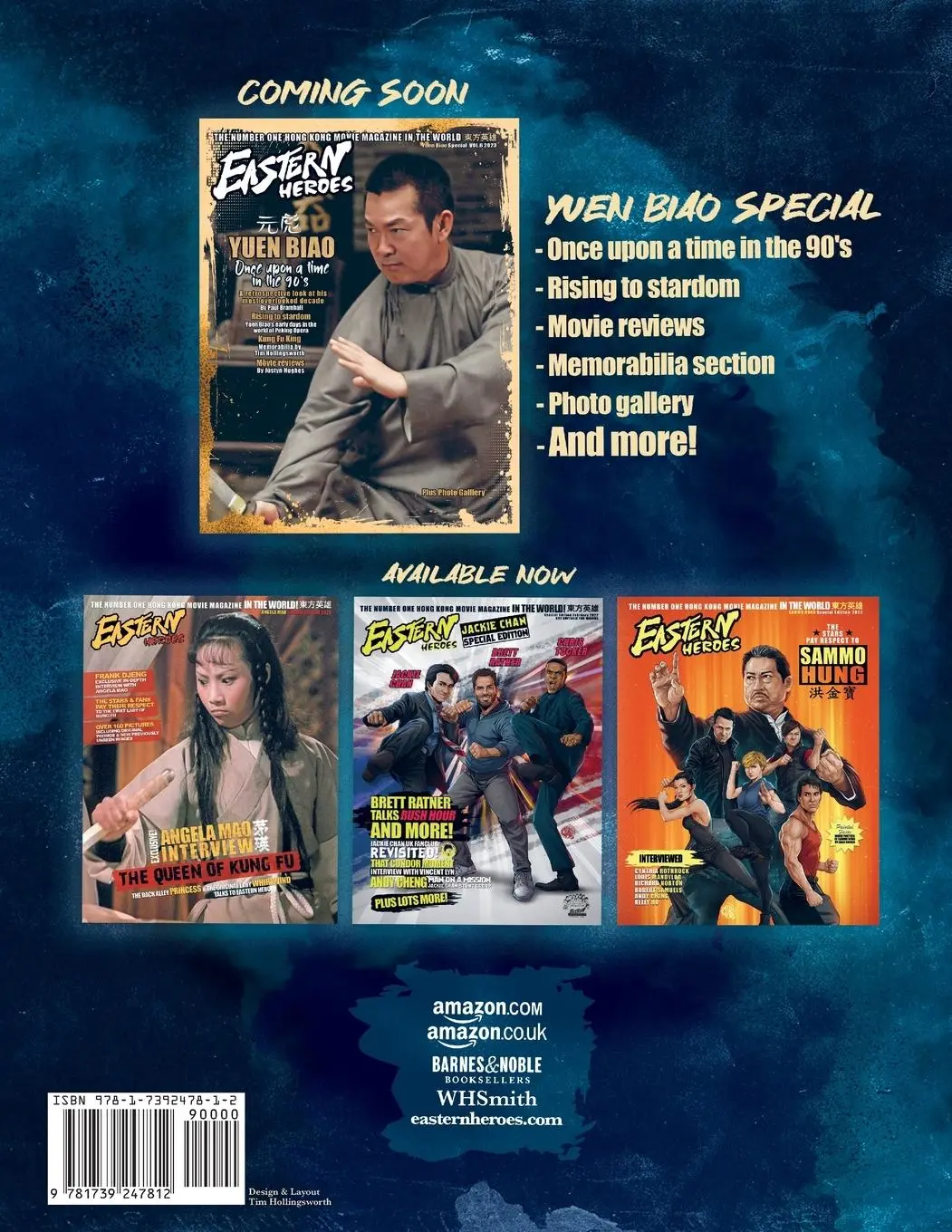 Rückseite: 9781739247812 | Eastern Heroes Scott Adkins Special Collectors Edition | Ricky Baker