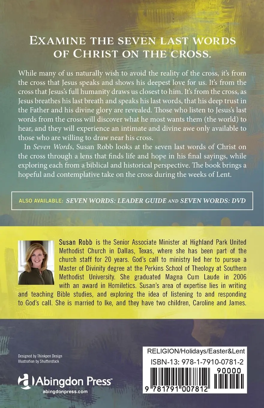 Rückseite: 9781791007812 | Seven Words | Listening to Christ from the Cross | Susan Robb | Buch