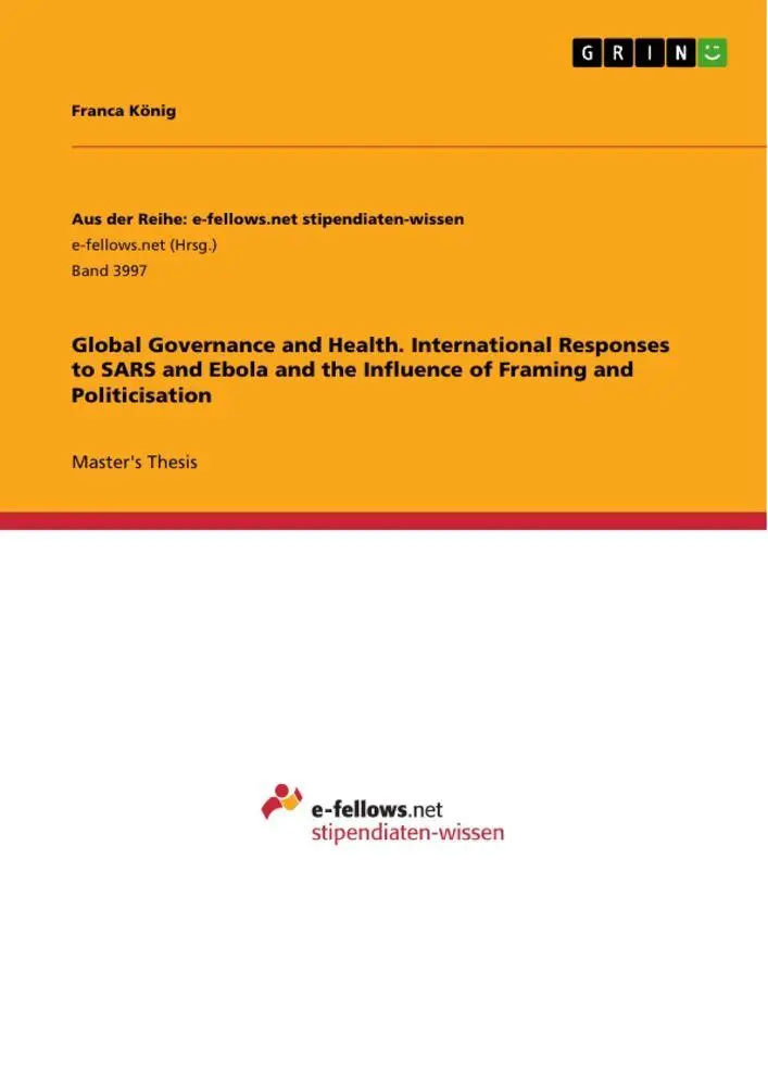 Cover: 9783346537812 | Global Governance and Health. International Responses to SARS and...