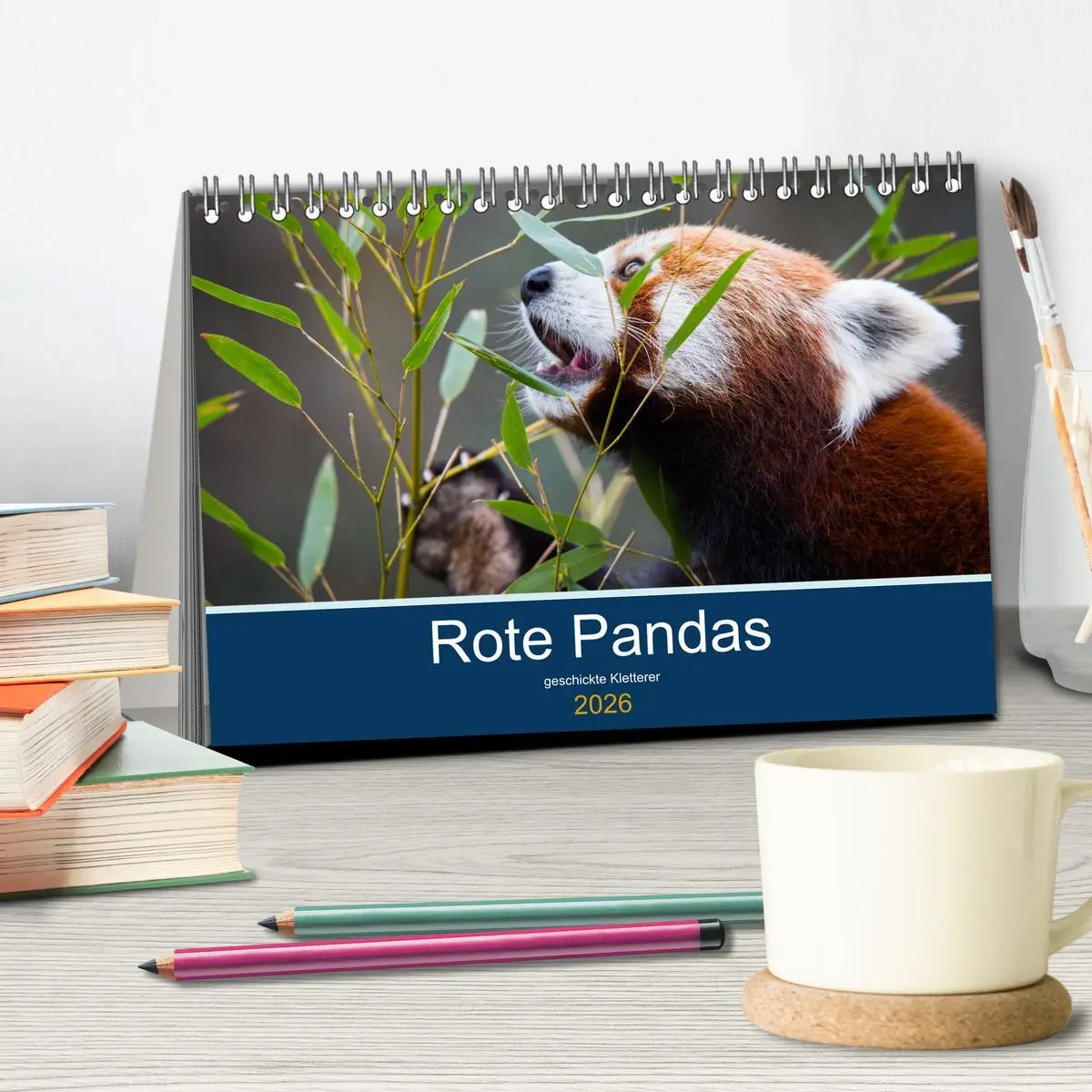 Bild: 9783457727812 | Rote Pandas - geschickte Kletterer (Tischkalender 2026 DIN A5...