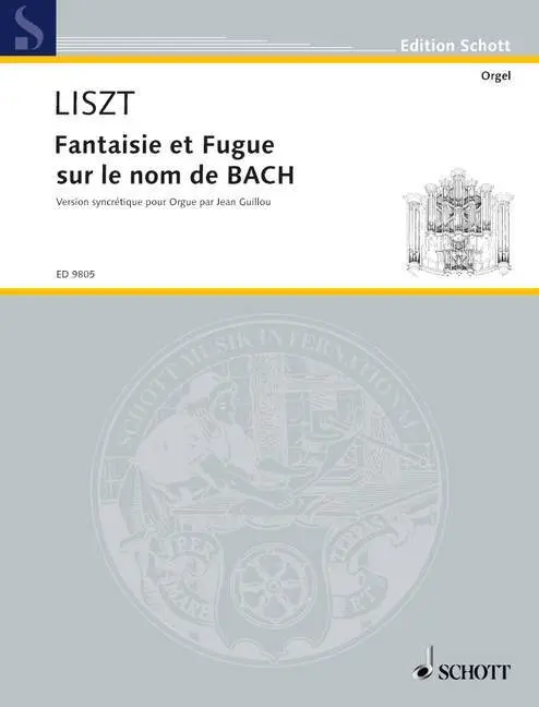 Cover: 9790001137812 | Fantasie and Fugue on the name of B-A-C-H | Syncretic Version | Liszt
