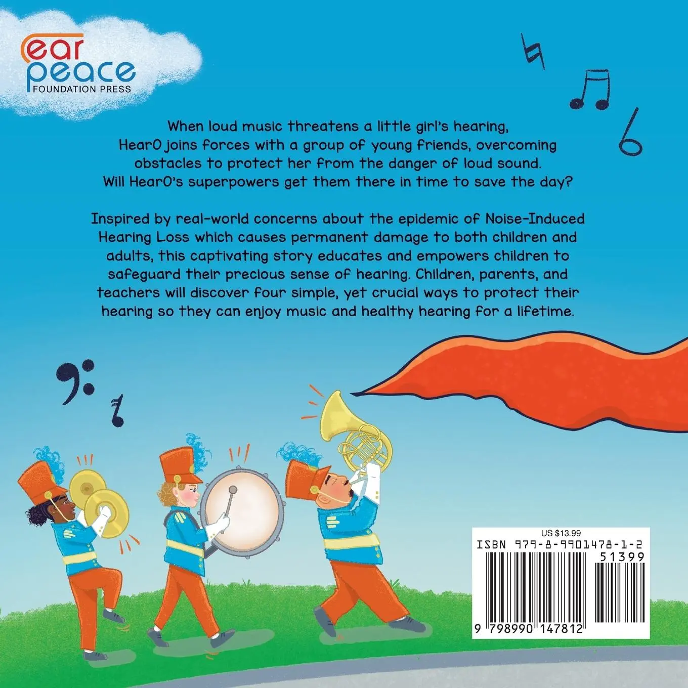 Rückseite: 9798990147812 | HearO Saves the Day | Adele Sandberg (u. a.) | Taschenbuch | Englisch