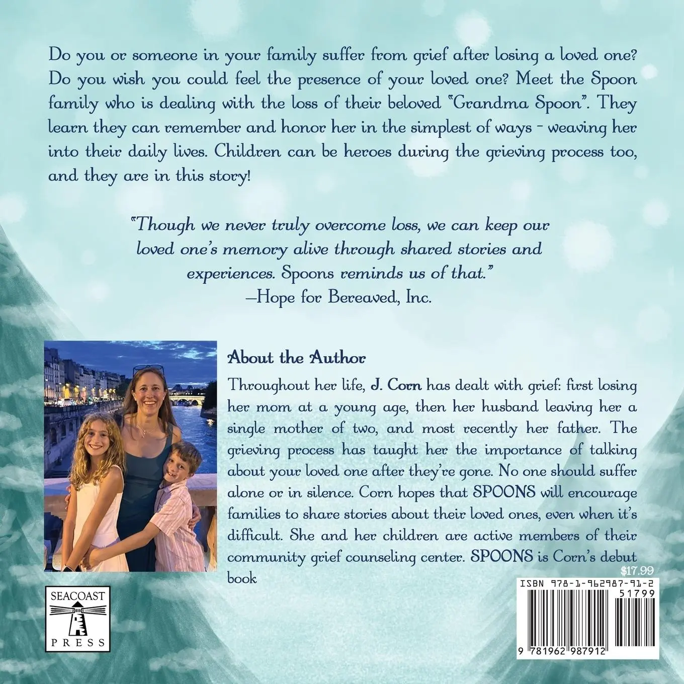 Rückseite: 9781962987912 | Spoons | A Family Story of Enduring Loss | J. Corn | Taschenbuch